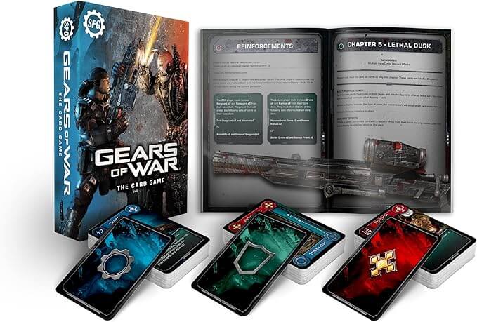 Gears of War The Card Game Juego de Mesa Steam Forge Games