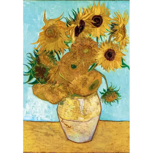 Girasoles van Gogh Rompecabezas Clementoni Compact Pro Ecología 1000 Piezas