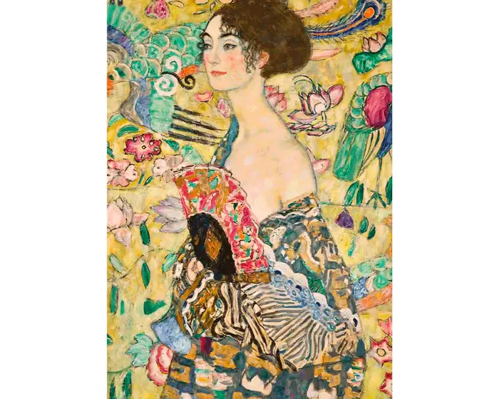 Gustav Klimt Dama con Abanico Rompecabezas Trefl 1000 Piezas
