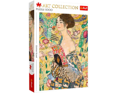 Gustav Klimt Dama con Abanico Rompecabezas Trefl 1000 Piezas