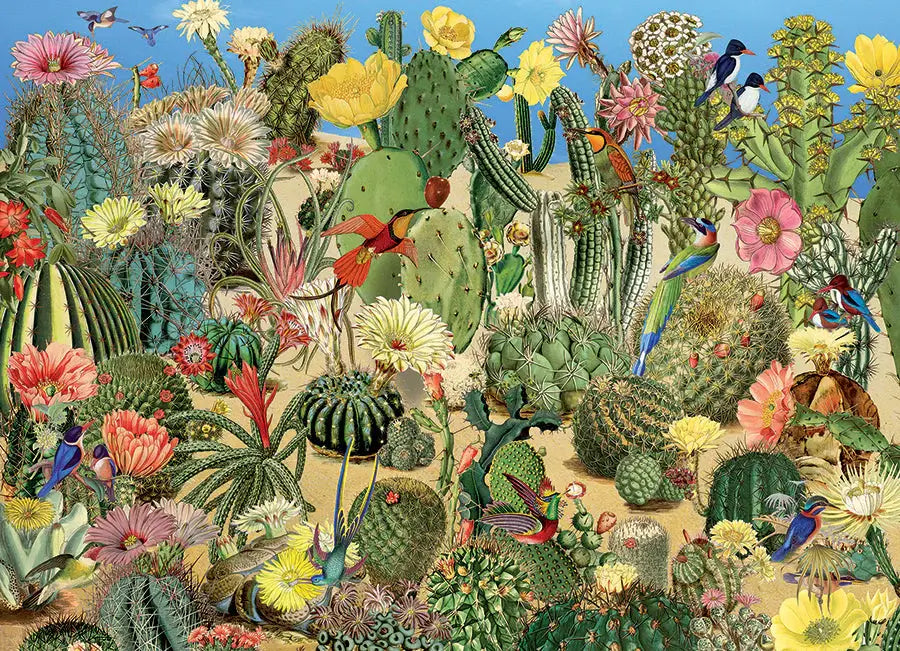 Jardin de Cactus Rompecabezas 1000 Piezas Cobble Hill