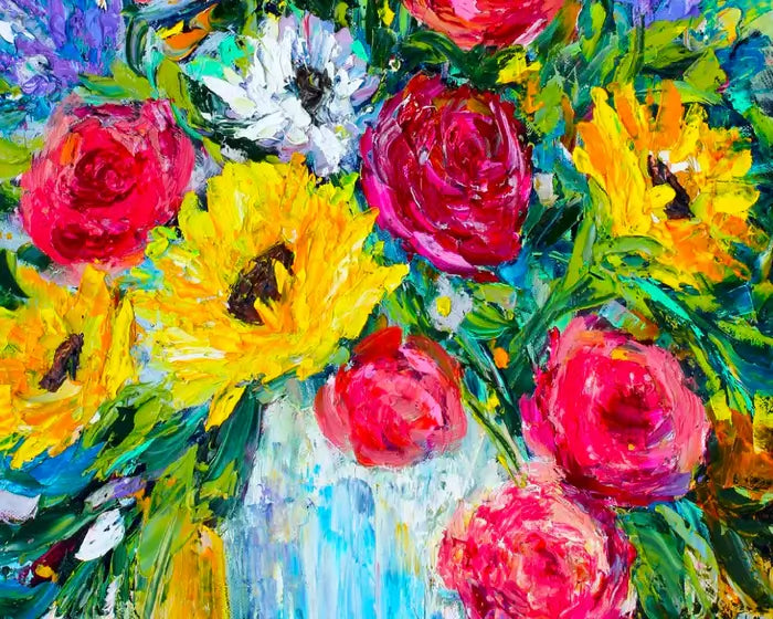 Jarrón de Flores Rompecabezas 1000 Piezas Enjoy
