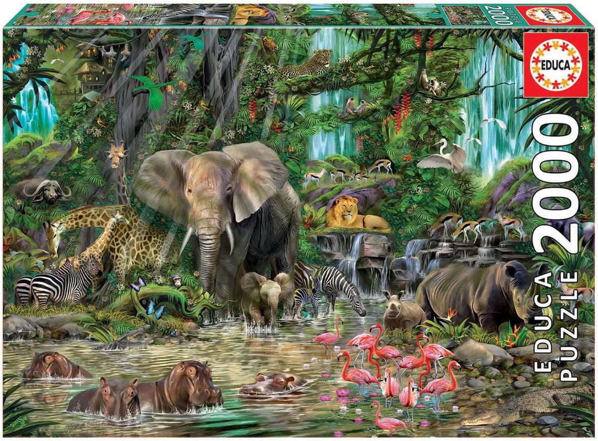 Jungla Africana - Rompecabezas 2000 Piezas — La Mazmorra