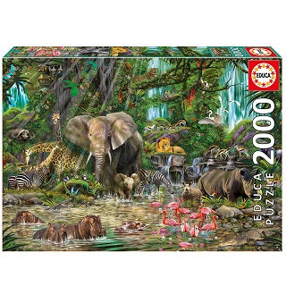 Jungla Africana Rompecabezas 2,000 Piezas