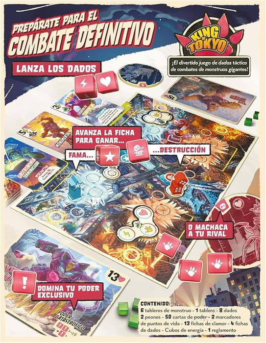 King of Tokio Duel Juego de Mesa Devir