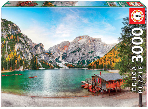 Lago Braies en Otoño Rompecabezas 3000 piezas Educa