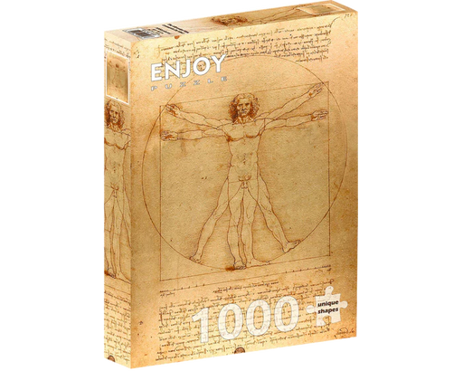 Leonardo Da Vinci Hombre de Vitruvio Rompecabezas Enjoy 1000 Piezas