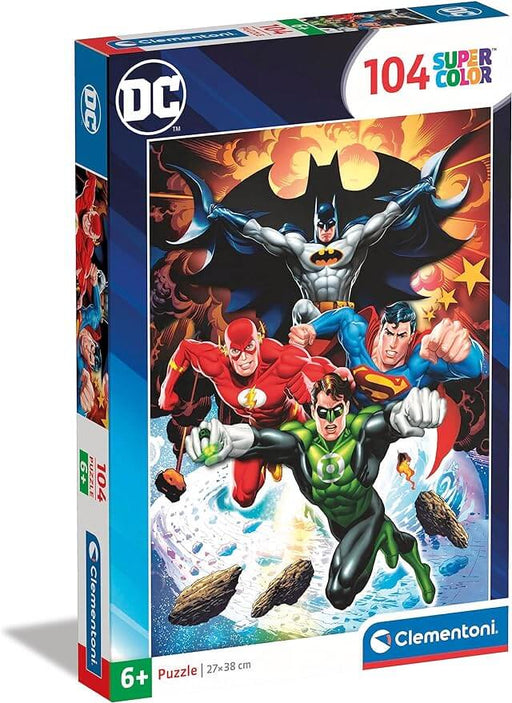 Liga de la Justicia Super Friends Rompecabezas 104 Piezas Clementoni