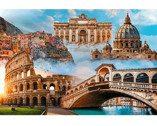 Lugares Favoritos de Italia Rompecabezas 1500 Piezas Trefl 