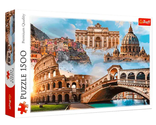 Lugares Favoritos de Italia Rompecabezas 1500 Piezas Trefl 