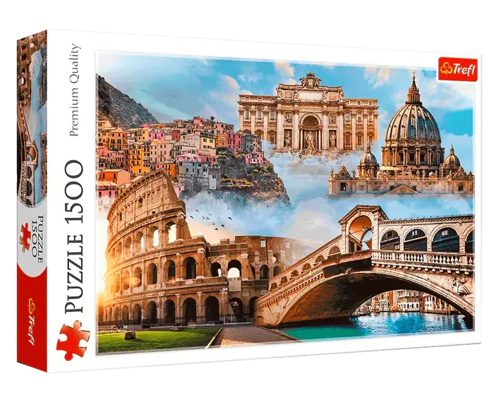 Lugares Favoritos de Italia Rompecabezas 1500 Piezas Trefl 