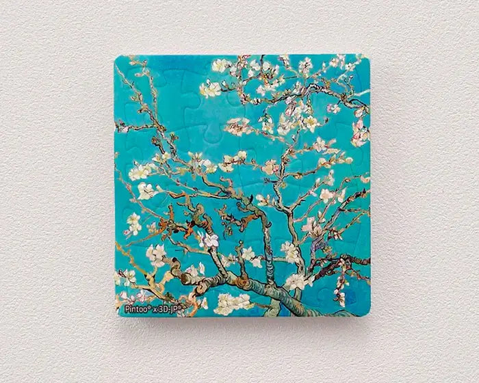 MAGNETO VAN GOGH Almendro en Flor Rompecabezas Miniatura Imantado 