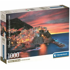 Manarola - Rompecabezas Compact Pro Ecología 1000 Piezas