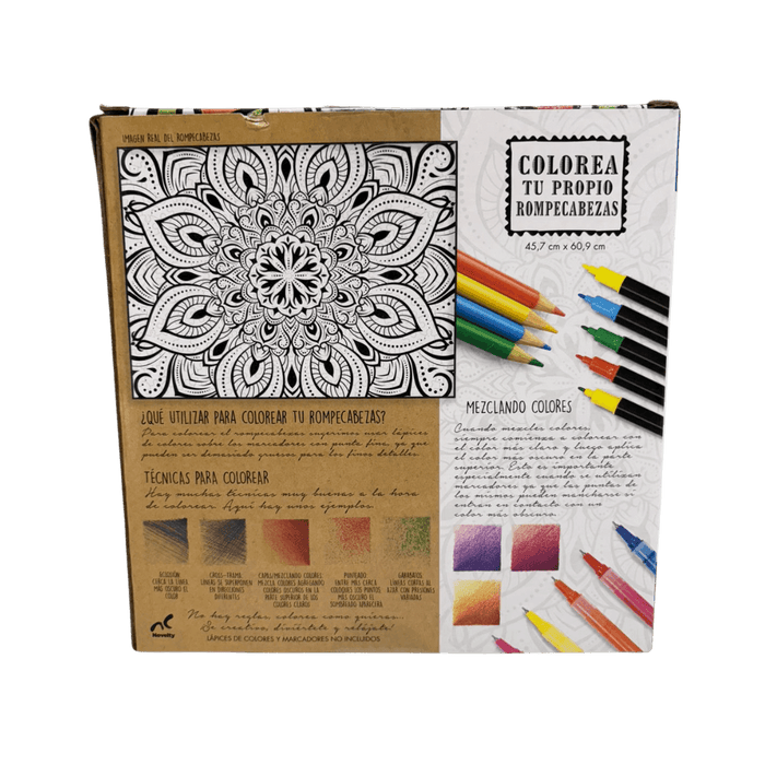 Mandalas - Rompecabezas para Colorear