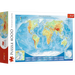 Mapa Físico del Mundo - Rompecabezas 4000 Piezas Trefl