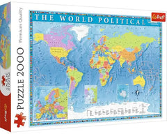 Mapa Político Rompecabezas 2000 Piezas