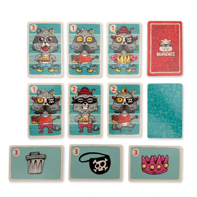 Mapaches Juego de Mesa Maldón