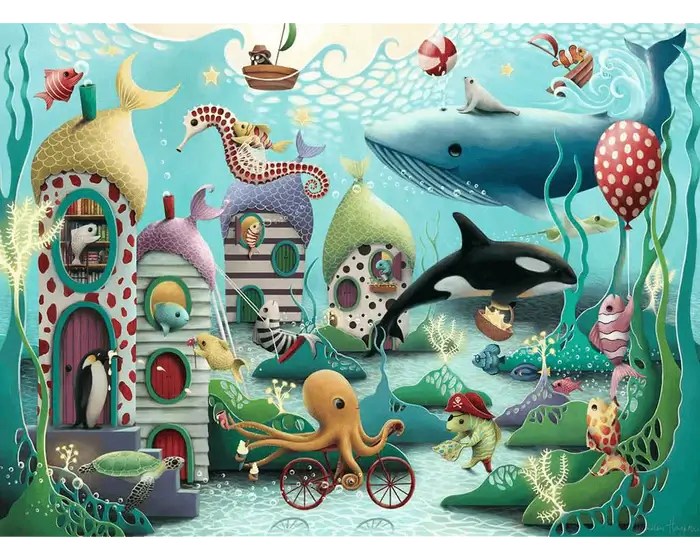 Maravillas Debajo del Agua Rompecabezas 100 Piezas XXL Ravensburger