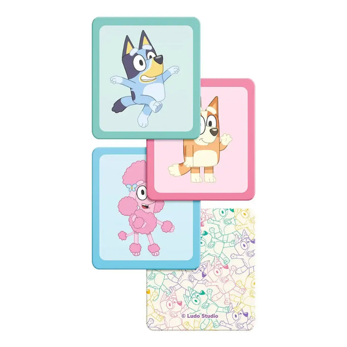 Memoria Bluey Infantil 42 Tarjetas Juego de Mesa Novelty