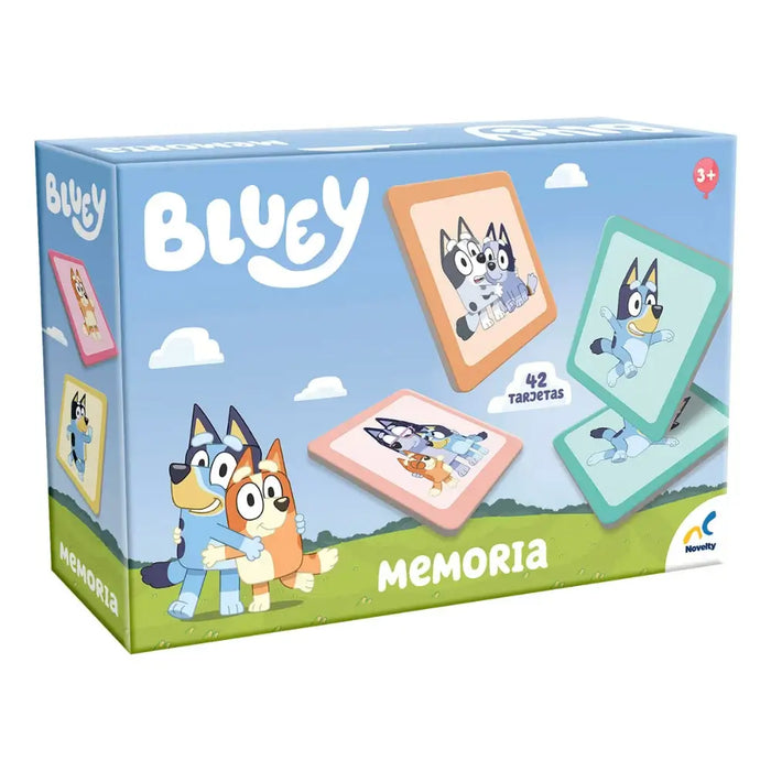 Memoria Bluey Infantil 42 Tarjetas Juego de Mesa Novelty