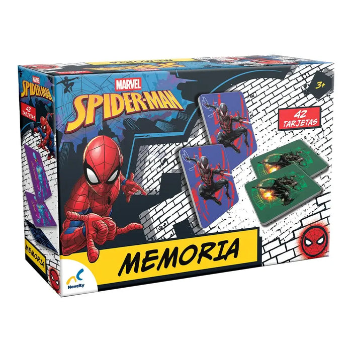 Memoria Spiderman Infantil 42 Tarjetas Juego de Mesa Novelty