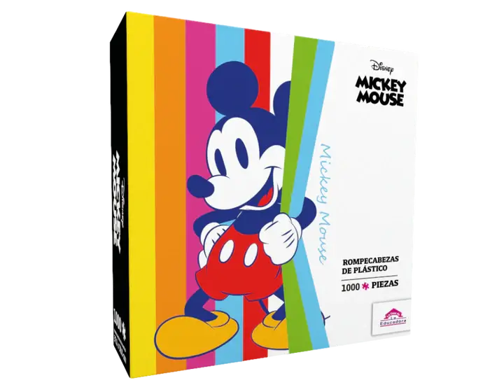Mickey de Colores Rompecabezas 1000 Piezas Plastificado Piece Relax