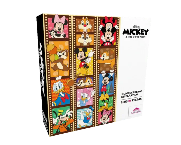 Mickey y sus Amigos Rompecabezas 1000 Piezas Plastificado Piece Relax
