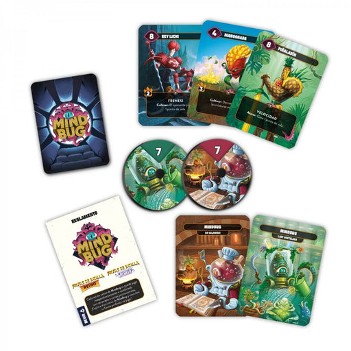 Mindbug Batalla de Frutas Reino Preventa Juego de Mesa Devir