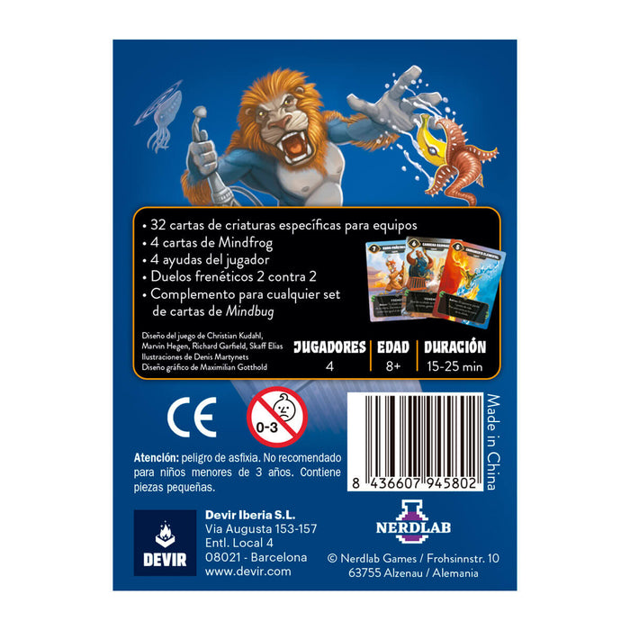 Mindbug Equipos 2 contra 2 Preventa Juego de Mesa Devir