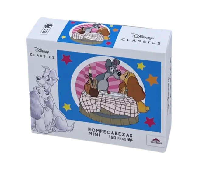 Mini La Dama y El Vagabundo Disney Rompecabezas Miniatura 150 Piezas Pintoo