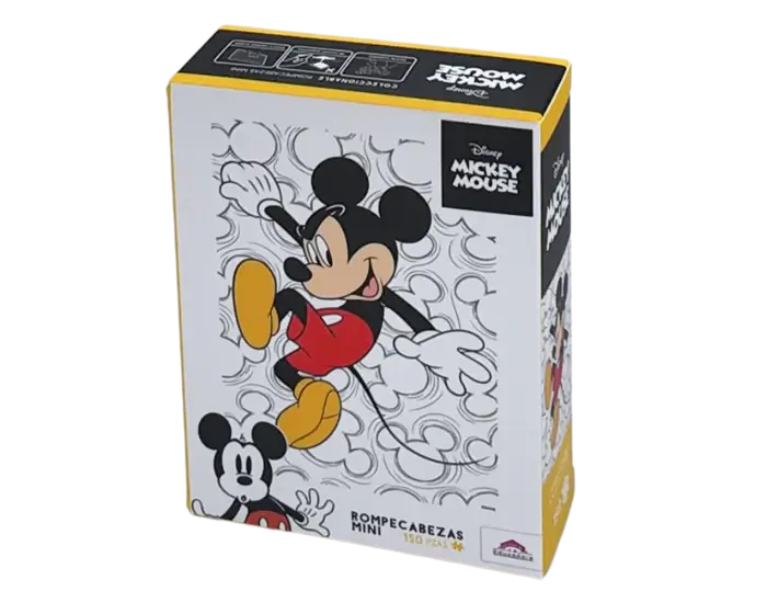 Mini Mickey Siluetas Disney Rompecabezas Miniatura 150 Piezas Pintoo