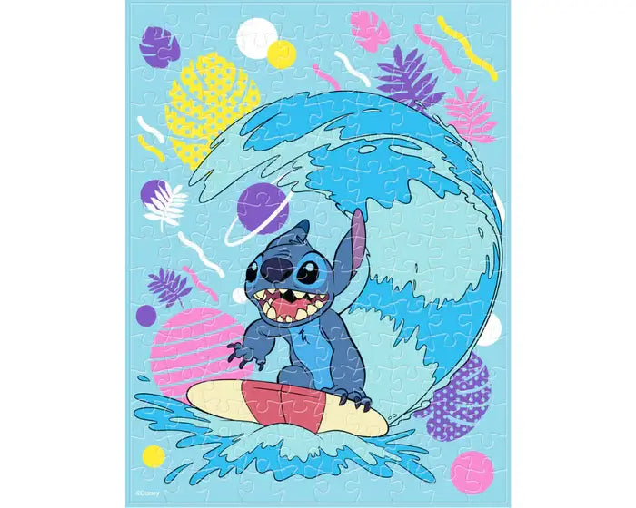 Mini Stitch Surfeando Disney Rompecabezas Miniatura 150 Piezas Pintoo
