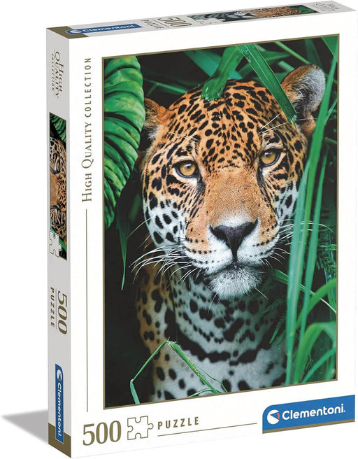 Mirada de Jaguar en la Selva Rompecabezas 500 Piezas