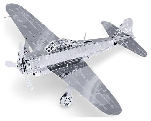 Mitsubishi Zero Rompecabezas 3D metálico Fascinations