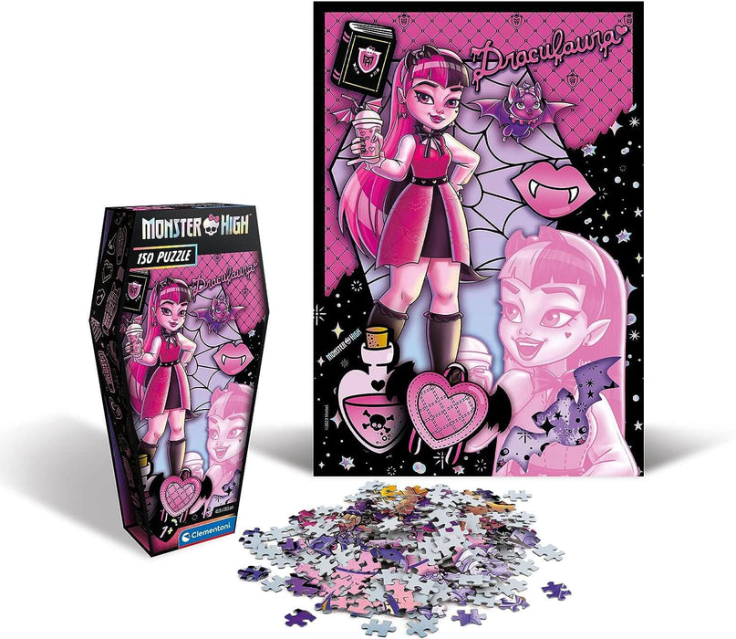 Monster High Coffin Draculaura Rompecabezas 150 Piezas Clementoni