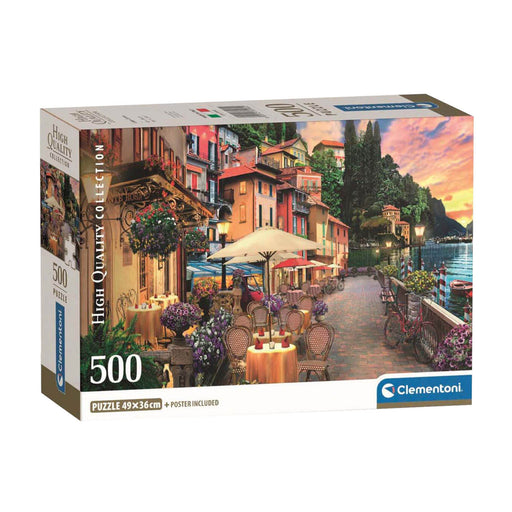 Monte Rosa Lago Como Rompecabezas Compact Pro Ecología 500 Piezas Clementoni