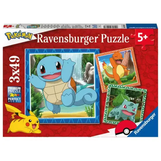 Multipuzzle Pokémon 3x49 - Rompecabezas 3x49 Piezas Ravensburger