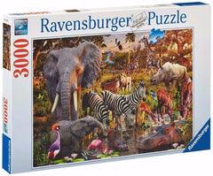 Mundo Animal Africano Rompecabezas 3000 Piezas Ravensburger