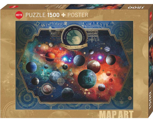 Mundo espacial rompecabezas 1500 Piezas Heye