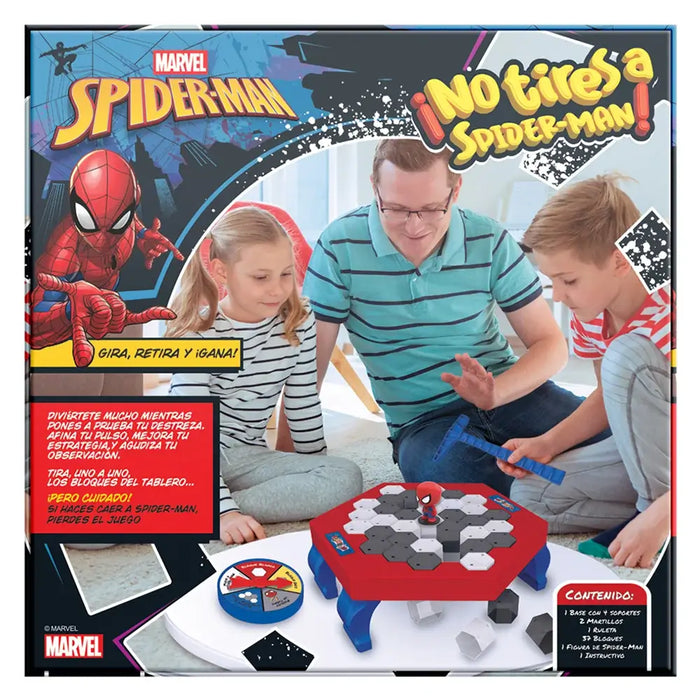 ¡No Tires a Spider-man! Juego de Mesa Novelty