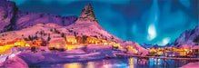 Noches de Colores Lofoten Rompecabezas 1000 piezas Panorámico Clementoni