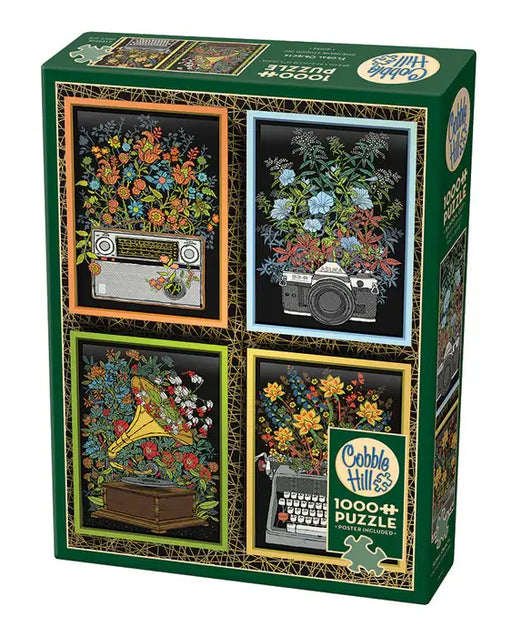 Objetos Florales Vintage Rompecabezas 1000 Piezas Cobble Hill