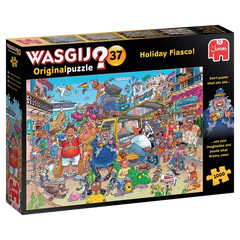 Original 37 Holiday Fiasco! Wasgij Rompecabezas 1000 Piezas Jumbo
