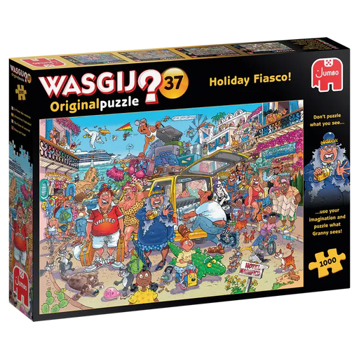 Original 37 Holiday Fiasco! Wasgij Rompecabezas 1000 Piezas Jumbo