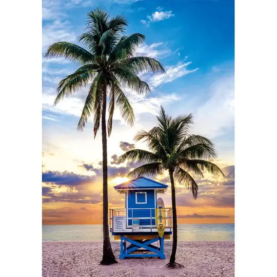 Palmeras de Miami Rompecabezas Clementoni Compact Pro Ecología 500 Piezas