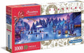 Panorama Blanca Navidad Rompecabezas Panorámico 1000 Piezas Clementoni