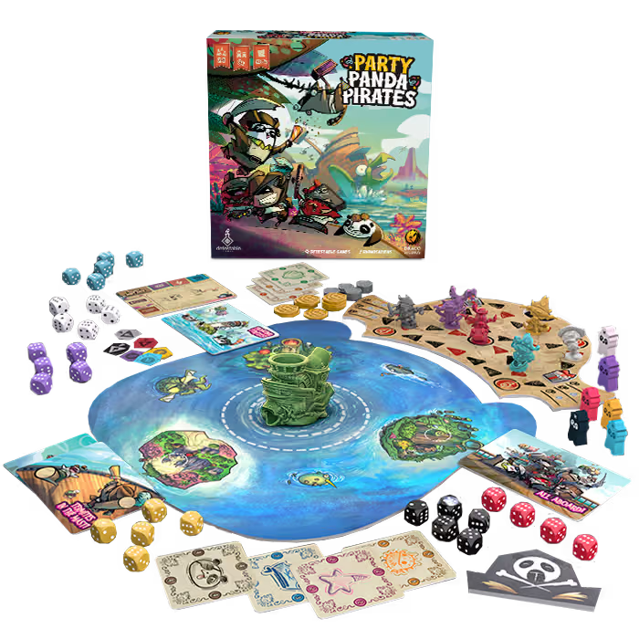 Party Panda Pirates Preventa Juego de Mesa Draco Estudios