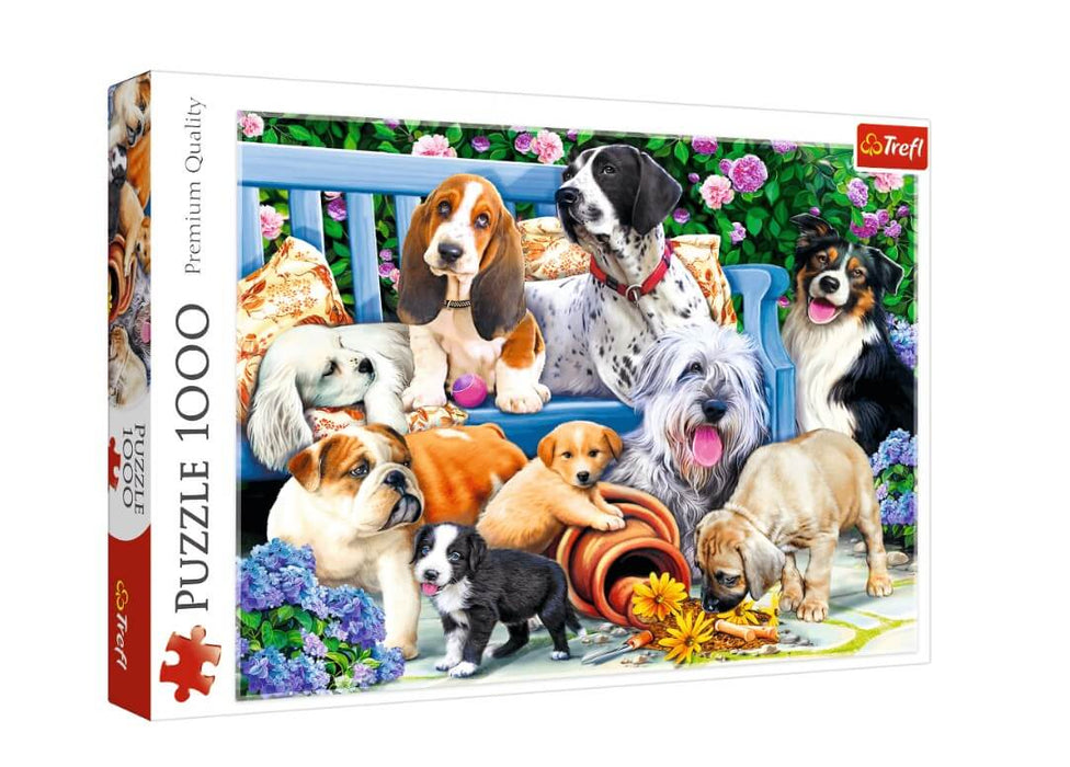 Perros diferentes razas Rompecabezas 1000 Piezas Trefl 