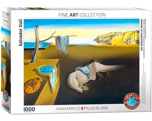 Persistencia de la Memoria, Salvador Dalí Rompecabezas 1000 piezas Eurographics