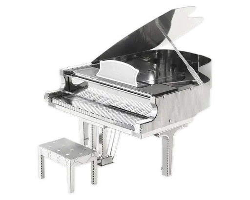 Piano de Cola Rompecabezas 3D Metálico